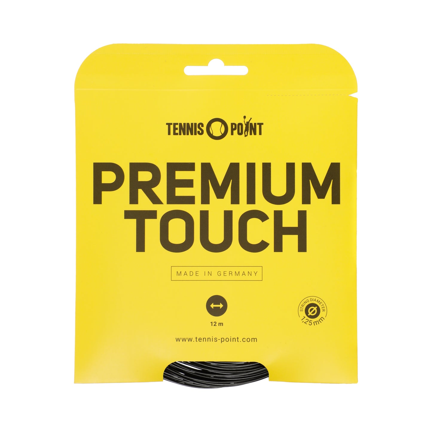 Tennis-Point Premium Touch Strängset 12m-Svart Tennis-Point Premium Touch Strängset 12m-Svart