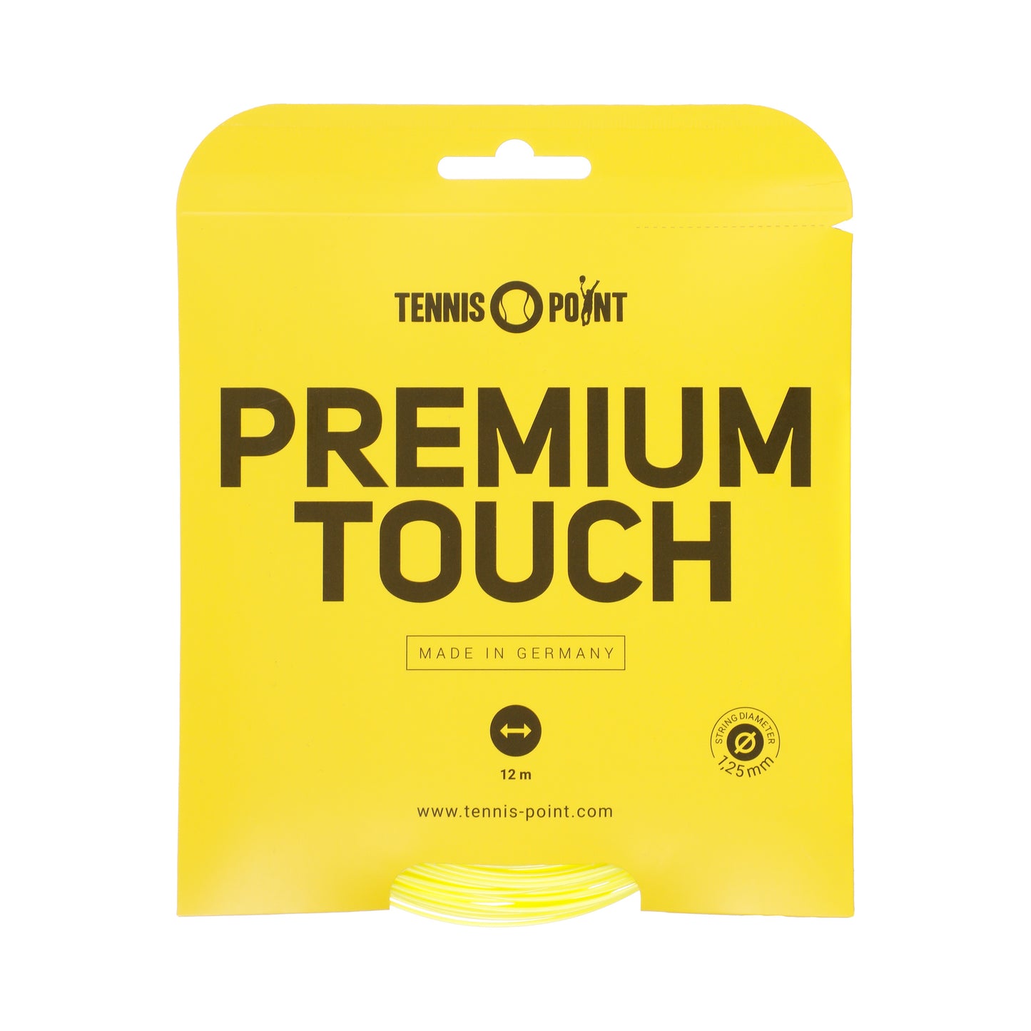Tennis-Point Premium Touch Strängset 12m-Neongul Tennis-Point Premium Touch Strängset 12m-Neongul