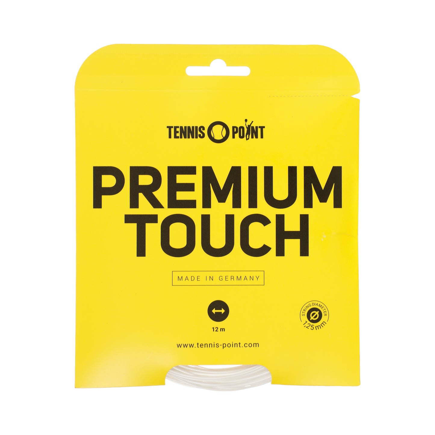 Tennis-Point Premium Touch Strängset 12m-Vit Tennis-Point Premium Touch Strängset 12m-Vit