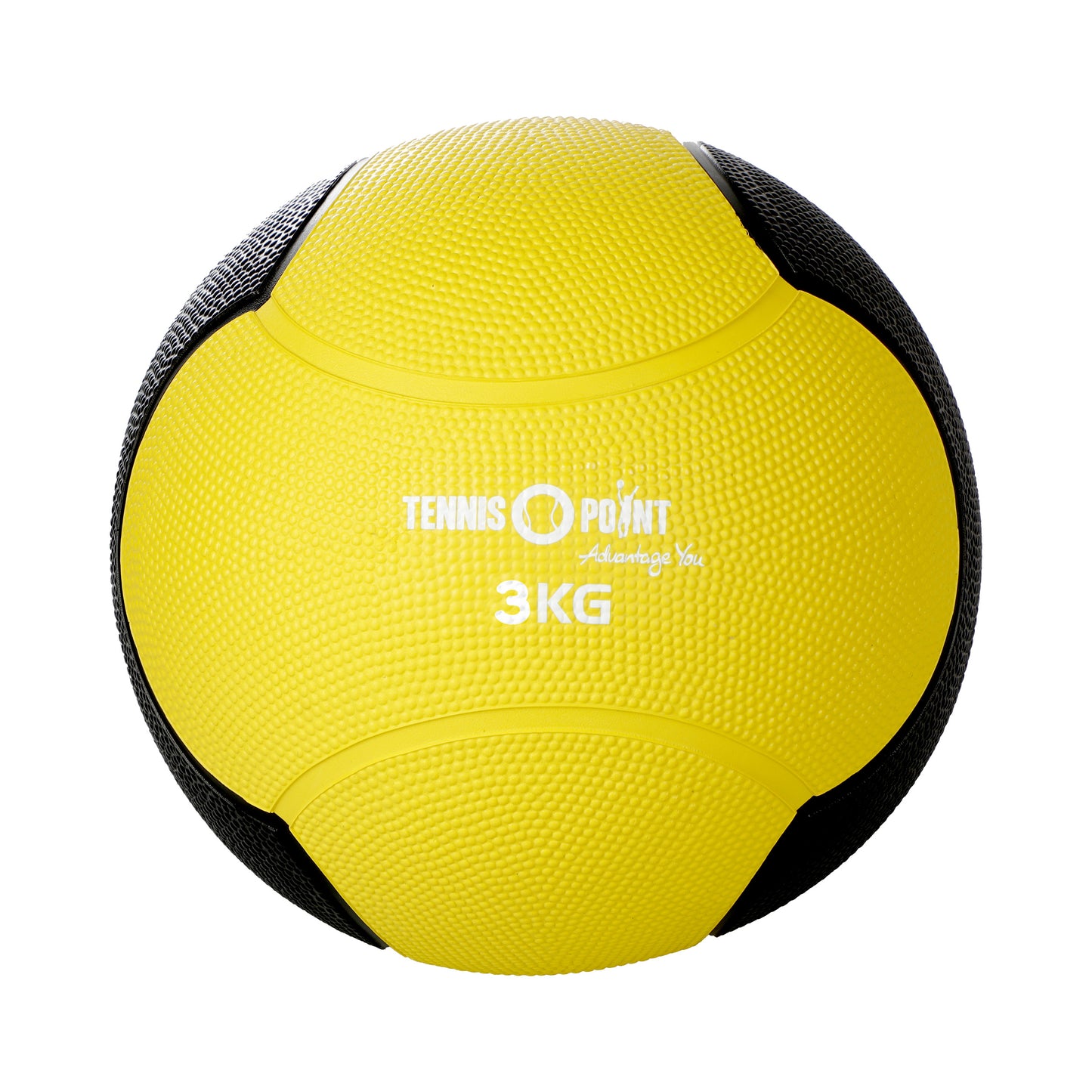 Tennis-Point 3kg Medicinboll-Gul,Svart Tennis-Point 3kg Medicinboll-Gul,Svart