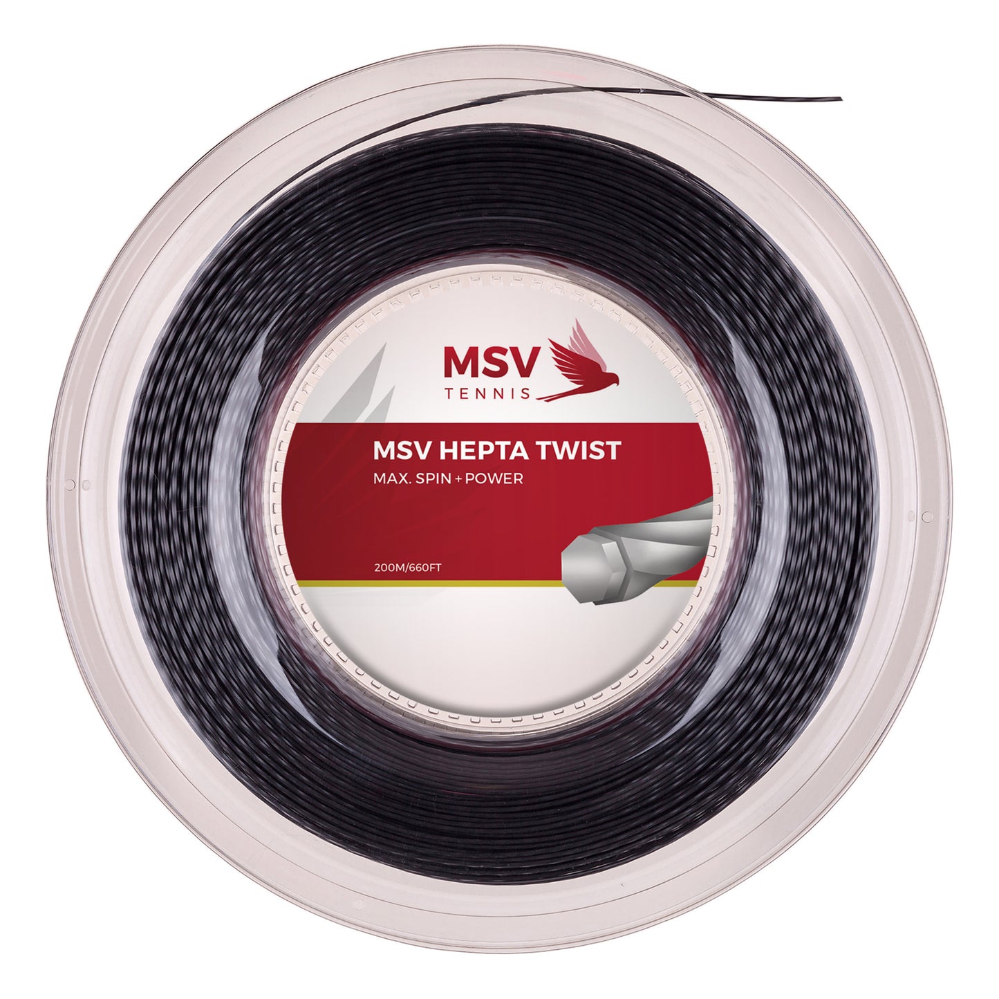 MSV Hepta-Twist Strängrulle 200m-Antracit MSV Hepta-Twist Strängrulle 200m-Antracit