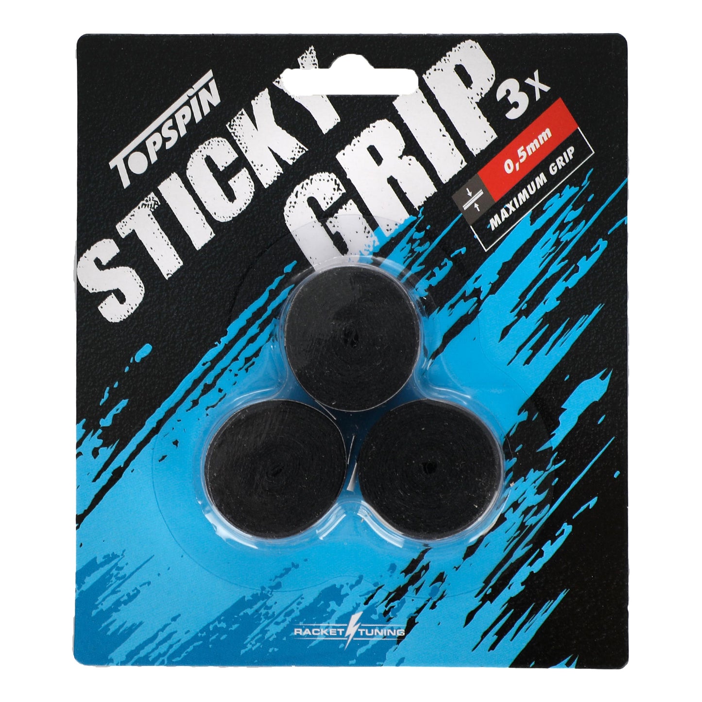 Topspin Sticky Grip 3-pack-Svart Topspin Sticky Grip 3-pack-Svart