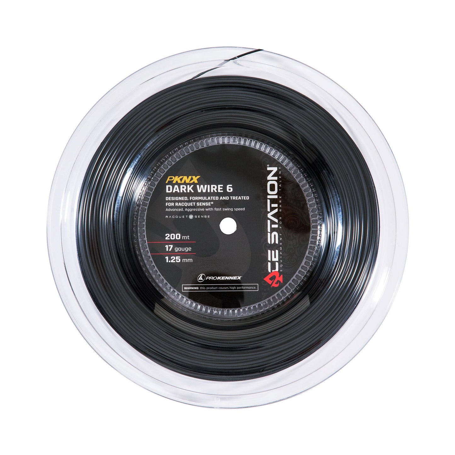 PROKENNEX Dark Wire 6 Strängrulle 200m-Svart PROKENNEX Dark Wire 6 Strängrulle 200m-Svart