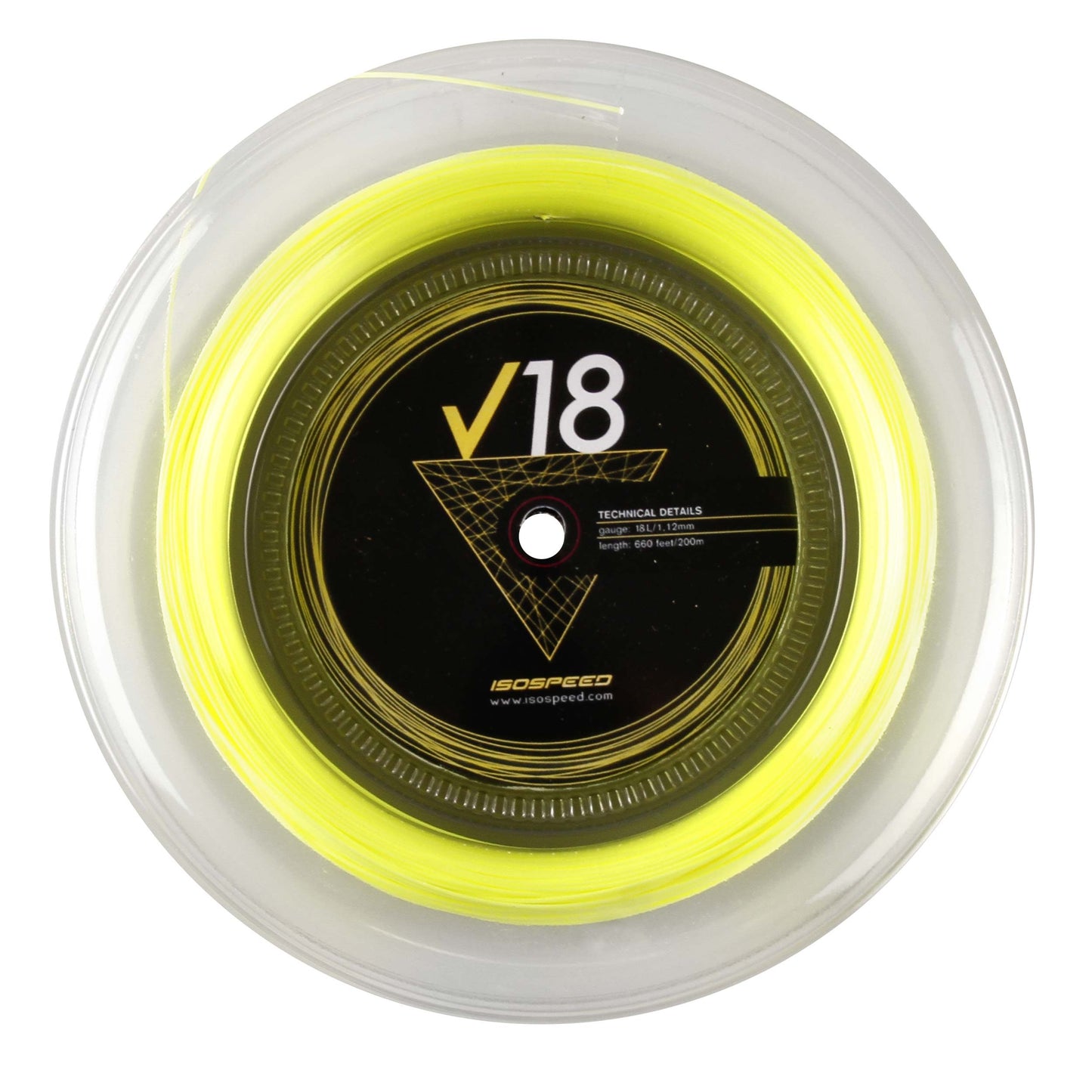 Isospeed V18 Strängrulle 200m-Gul Isospeed V18 Strängrulle 200m-Gul