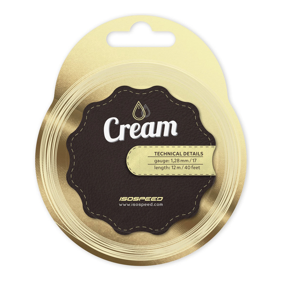 Isospeed Cream Strängset 12m-Creme Isospeed Cream Strängset 12m-Creme