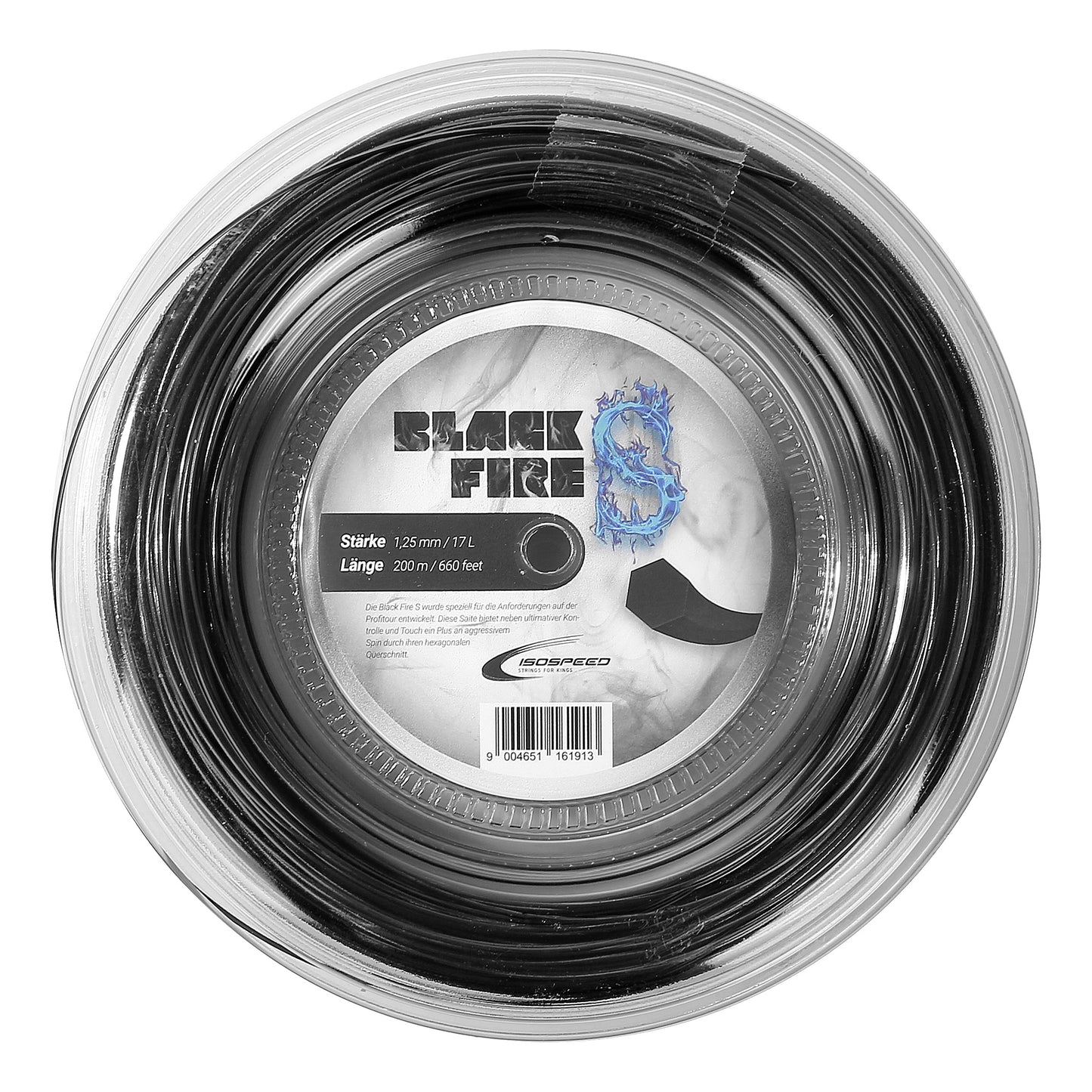 Isospeed Black FireS Strängrulle 200m-Svart Isospeed Black FireS Strängrulle 200m-Svart