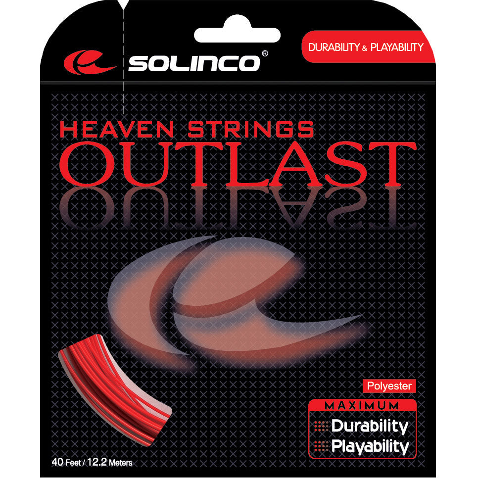 Solinco Outlast Strängset 12,2m-Röd Solinco Outlast Strängset 12,2m-Röd