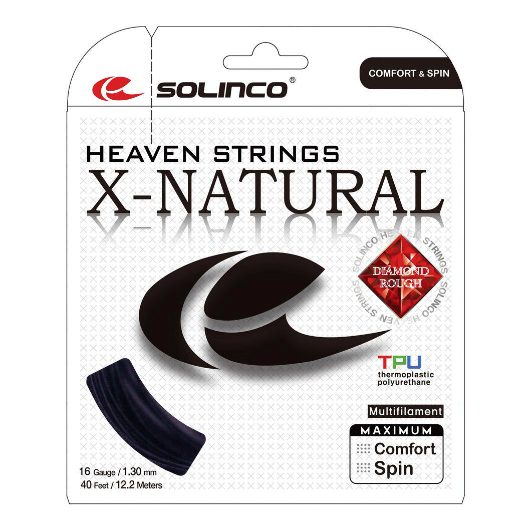 Solinco X-Natural Strängset 12,2m-Svart Solinco X-Natural Strängset 12,2m-Svart