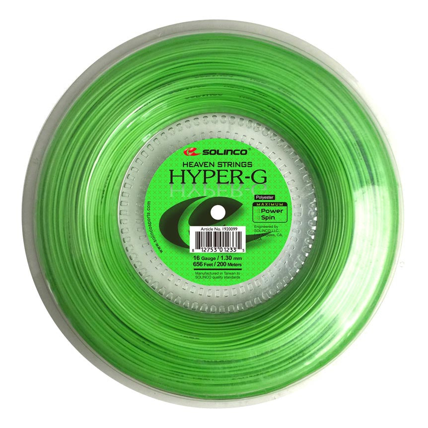 Solinco Hyper-G Strängrulle 100m-Grön Solinco Hyper-G Strängrulle 100m-Grön
