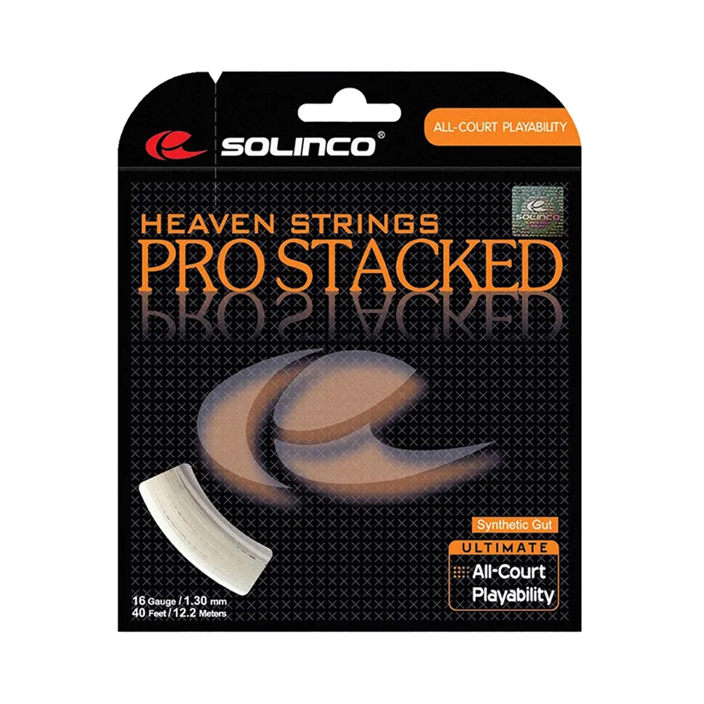 Solinco Pro-Stacked Strängset 12,2m-Vit Solinco Pro-Stacked Strängset 12,2m-Vit
