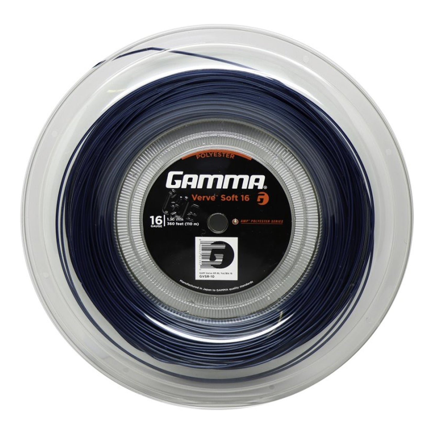 Gamma Verve Soft Strängrulle 110m-Svart,Blå Gamma Verve Soft Strängrulle 110m-Svart,Blå