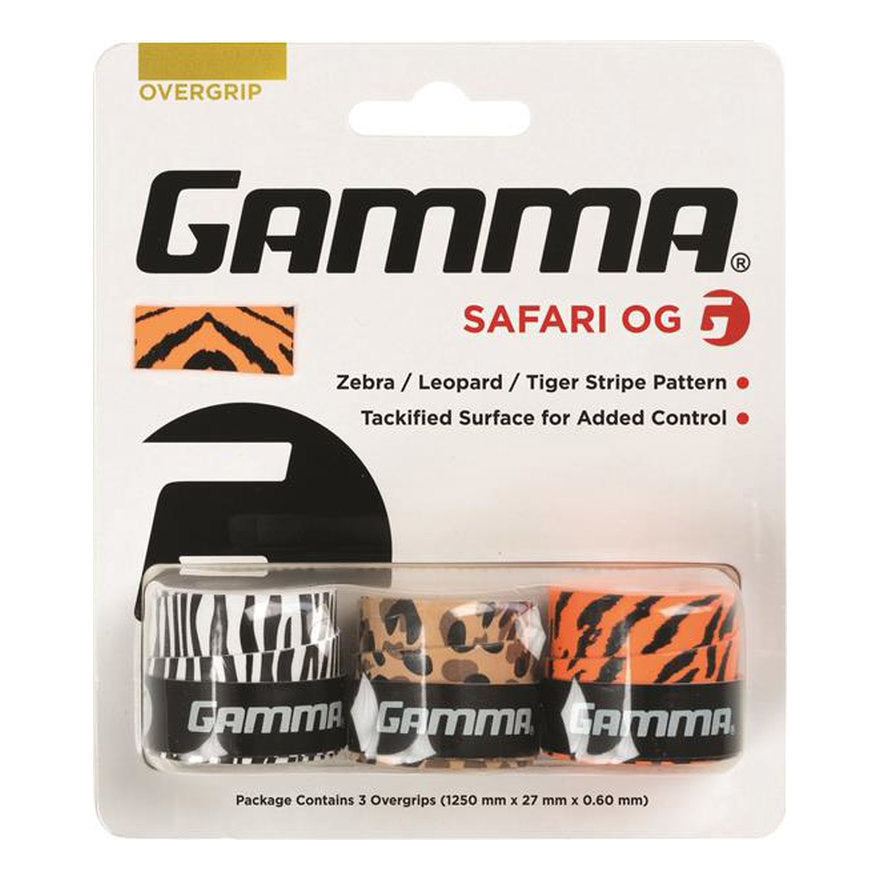 Gamma Safari zebra, leopard, tiger 3-pack - vit Gamma Safari zebra, leopard, tiger 3-pack - vit