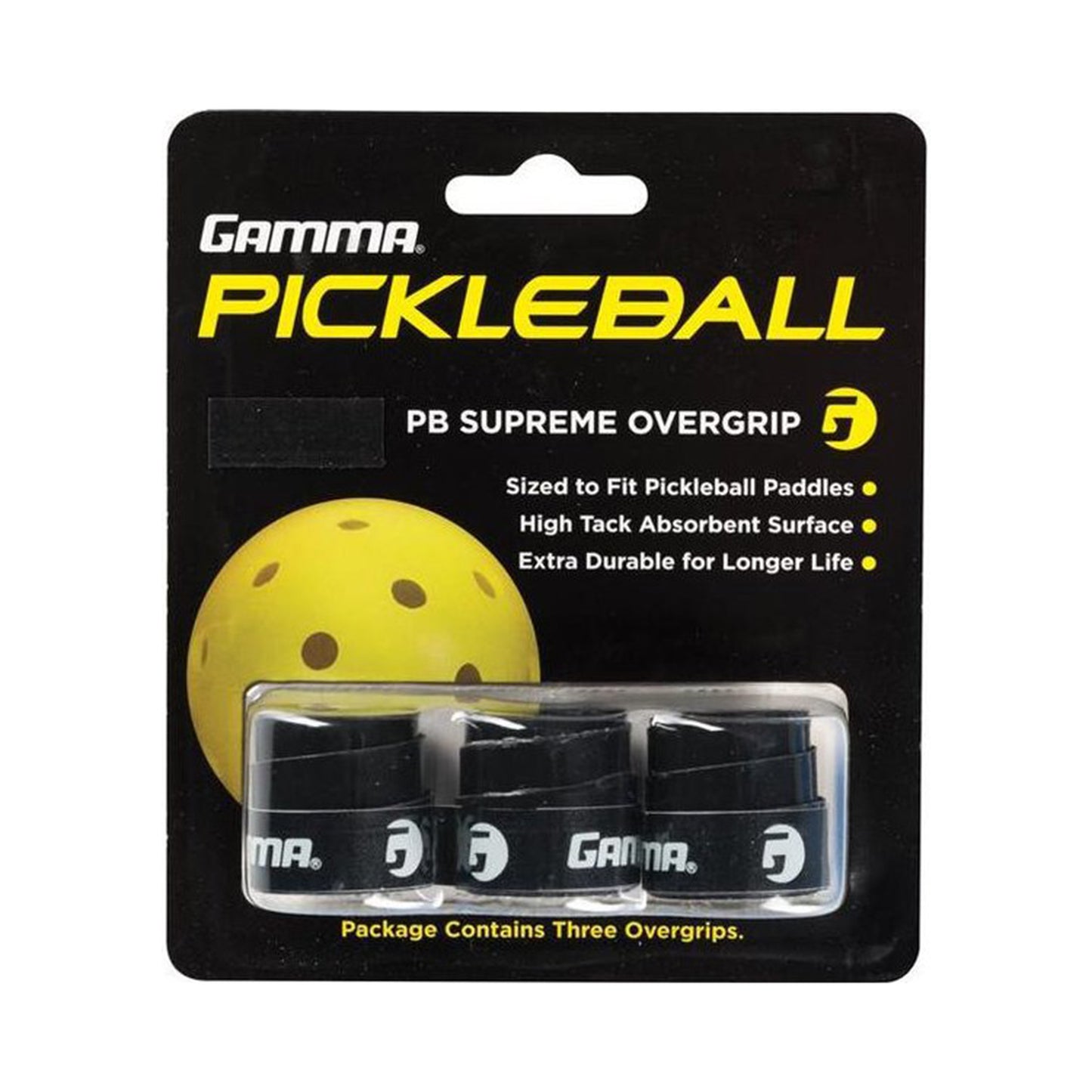 Gamma Pickleball Supreme-Svart Gamma Pickleball Supreme-Svart