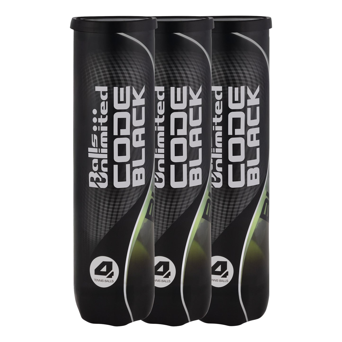 Balls Unlimited 4-pack rör 3x Code Black Balls Unlimited 4-pack rör 3x Code Black