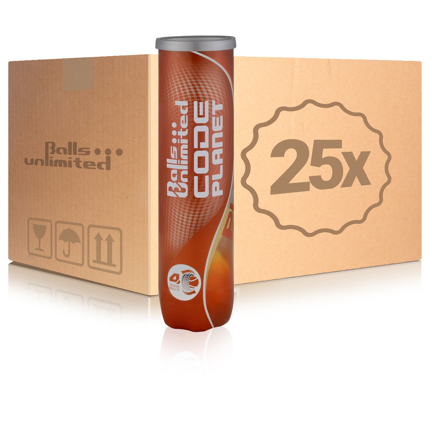 Balls Unlimited 25x4-pack rör Code Planet Balls Unlimited 25x4-pack rör Code Planet