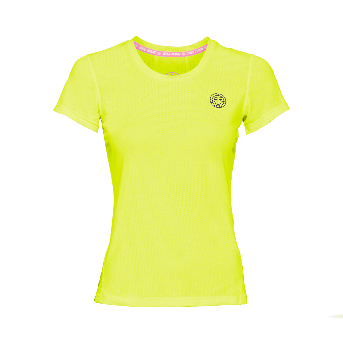 BIDI BADU Calla Tech Roundneck T-shirt Flickor-Neongul,Svart BIDI BADU Calla Tech Roundneck T-shirt Flickor-Neongul,Svart