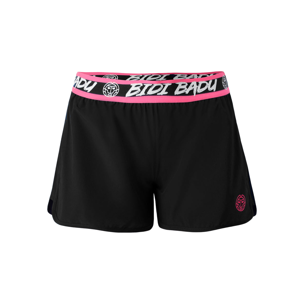 BIDI BADU Tiida Tech 2in1 Shorts Damer - svart, pink BIDI BADU Tiida Tech 2in1 Shorts Damer - svart, pink