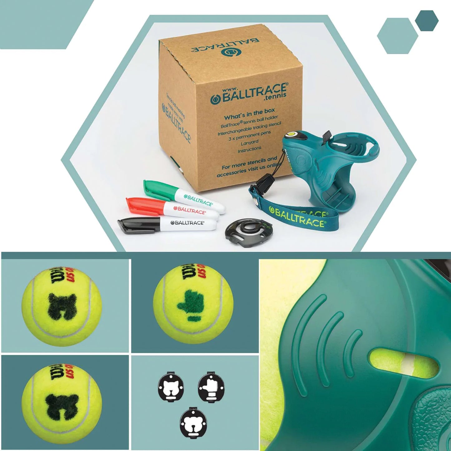 BallTrace Paws & Thumbs Bollmarkör-Grön BallTrace Paws & Thumbs Bollmarkör-Grön