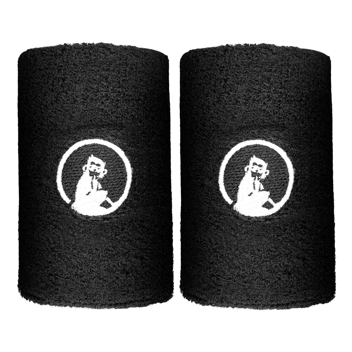 Quiet Please Svettband 2-pack lång - svart Quiet Please Svettband 2-pack lång - svart