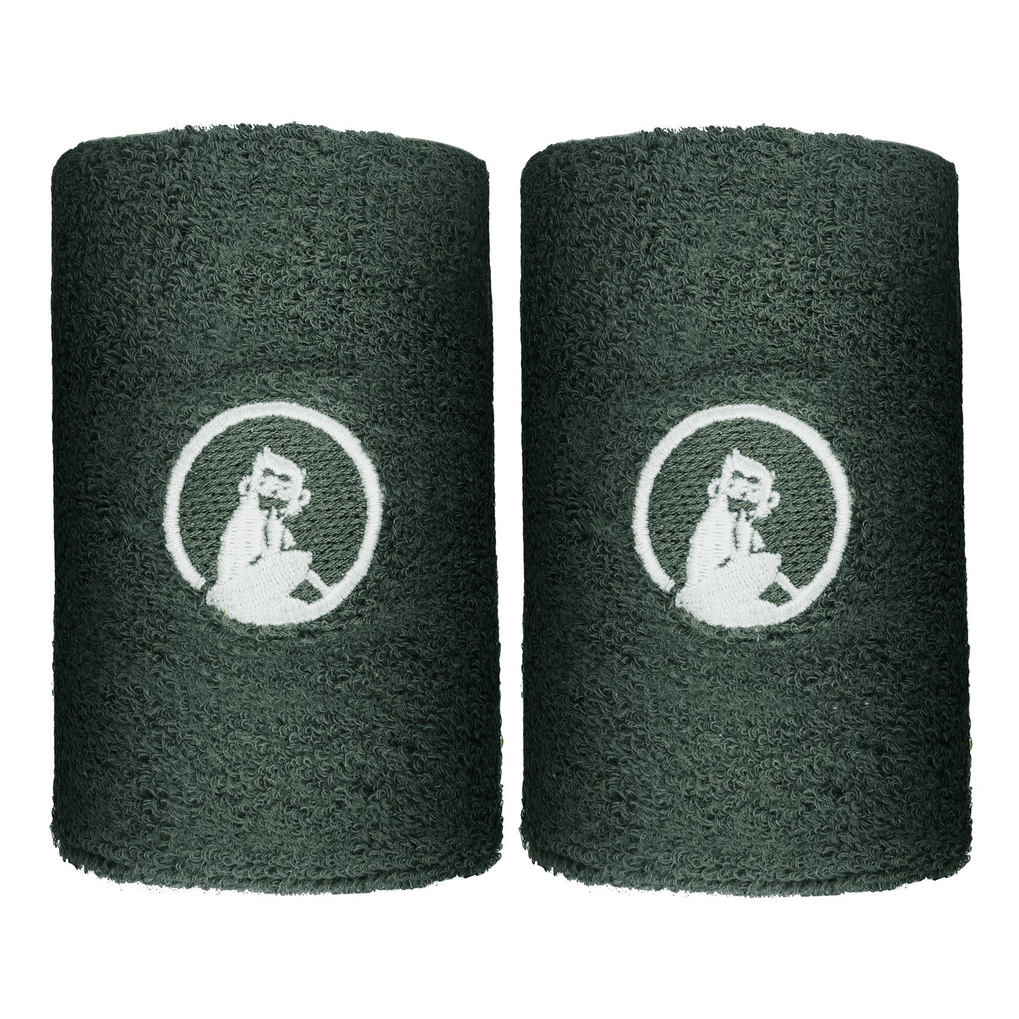 Quiet Please Svettband 2-pack lång - visdom Quiet Please Svettband 2-pack lång - visdom