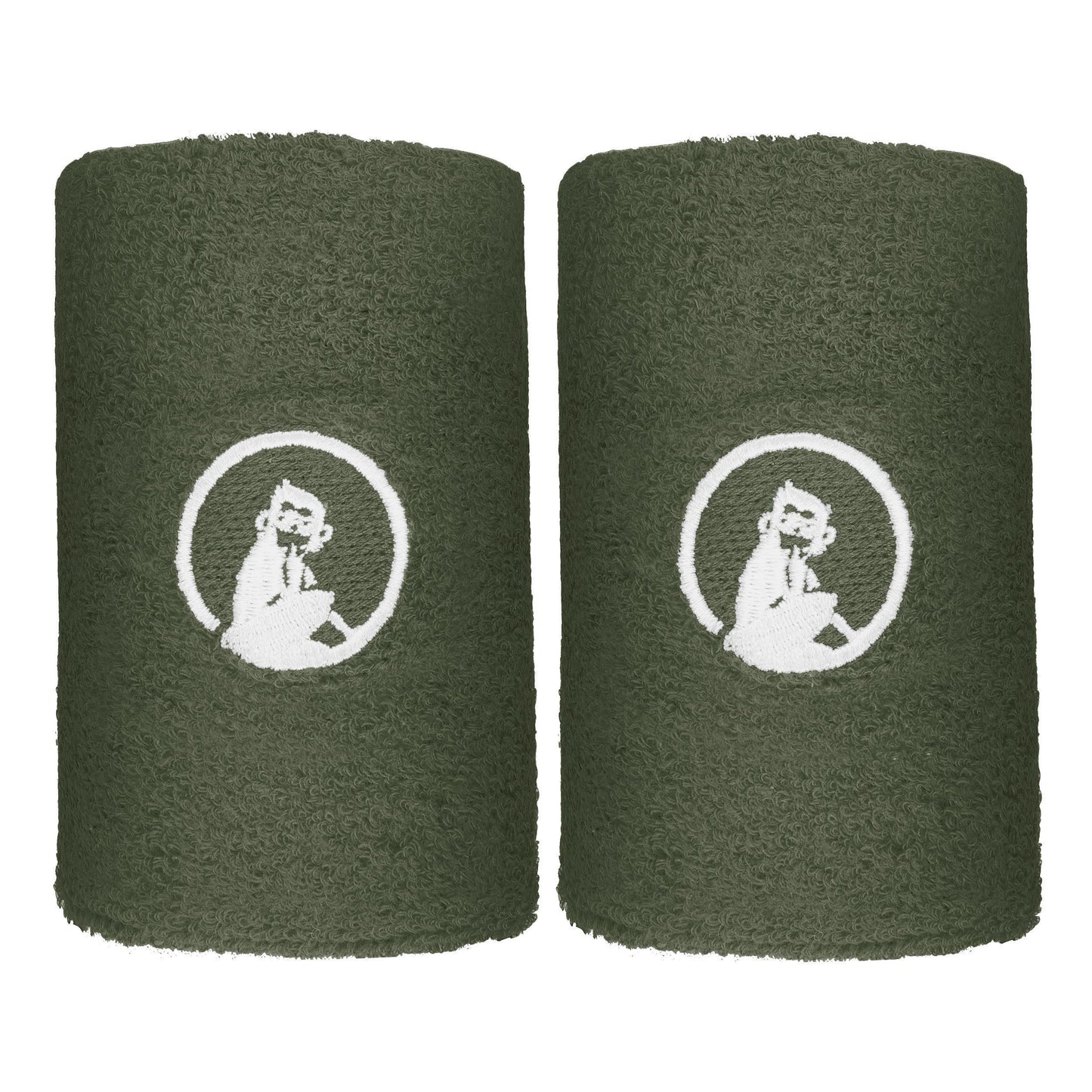 Quiet Please Memories Faded Memories Svettband 2-pack Unisex - mörkgrön Quiet Please Memories Faded Memories Svettband 2-pack Unisex - mörkgrön