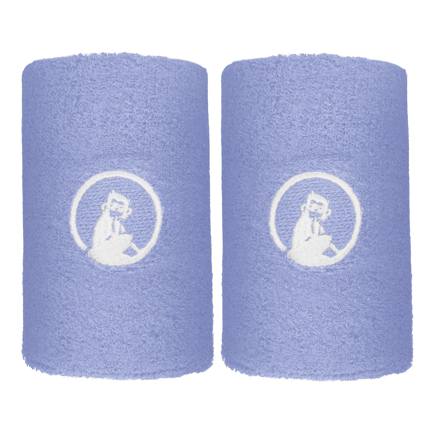 Quiet Please Glow Svettband 2-pack lång - koboltblå Quiet Please Glow Svettband 2-pack lång - koboltblå
