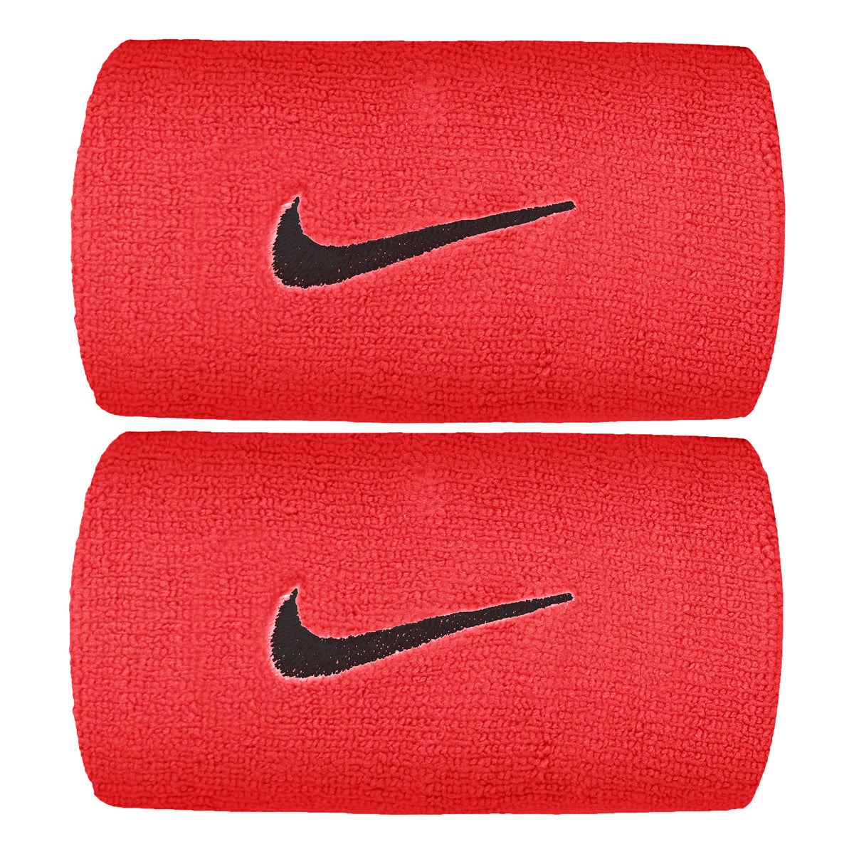 Nike Premier DW Svettband 2-pack lång - ljusröd, svart Nike Premier DW Svettband 2-pack lång - ljusröd, svart