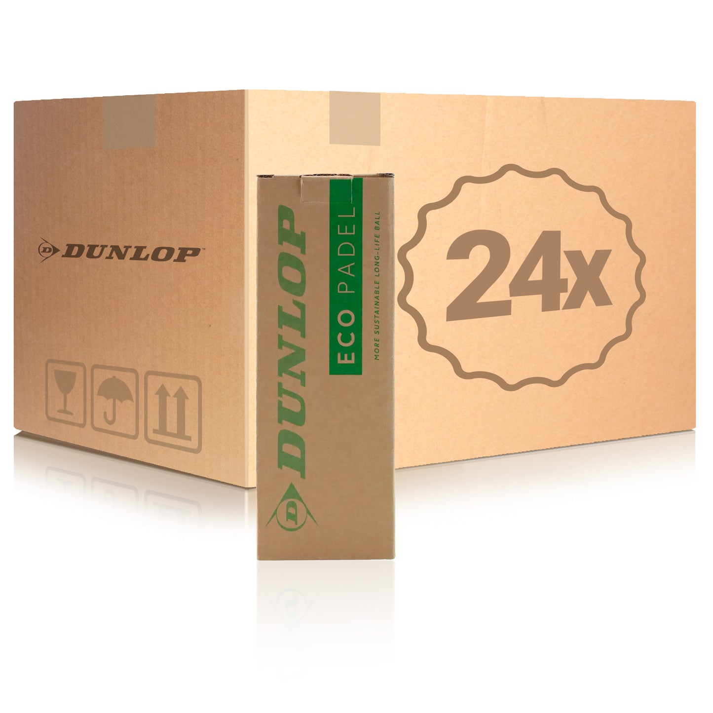 Dunlop 24x 3-pack rör Eco Padel Dunlop 24x 3-pack rör Eco Padel