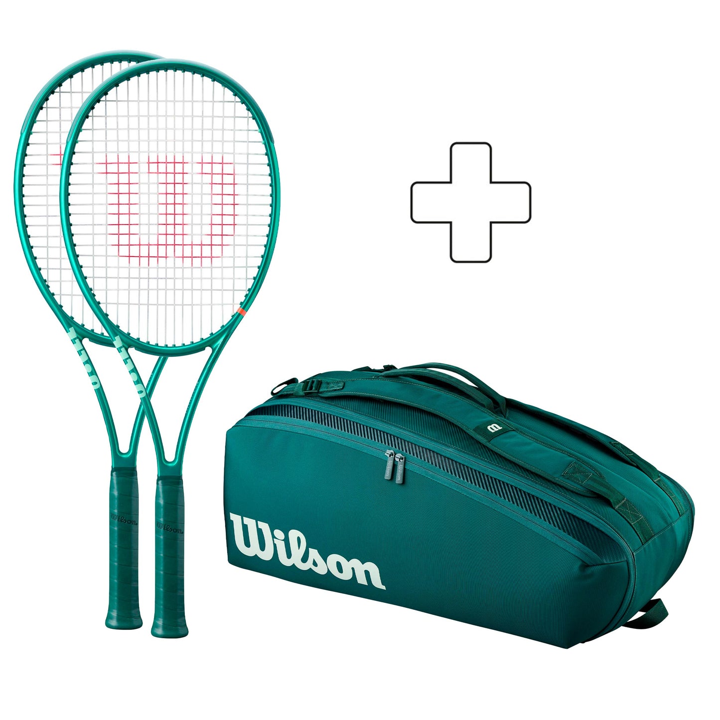 Wilson 2x Blade 98 16X19 v10 Plus racketväska Wilson 2x Blade 98 16X19 v10 Plus racketväska