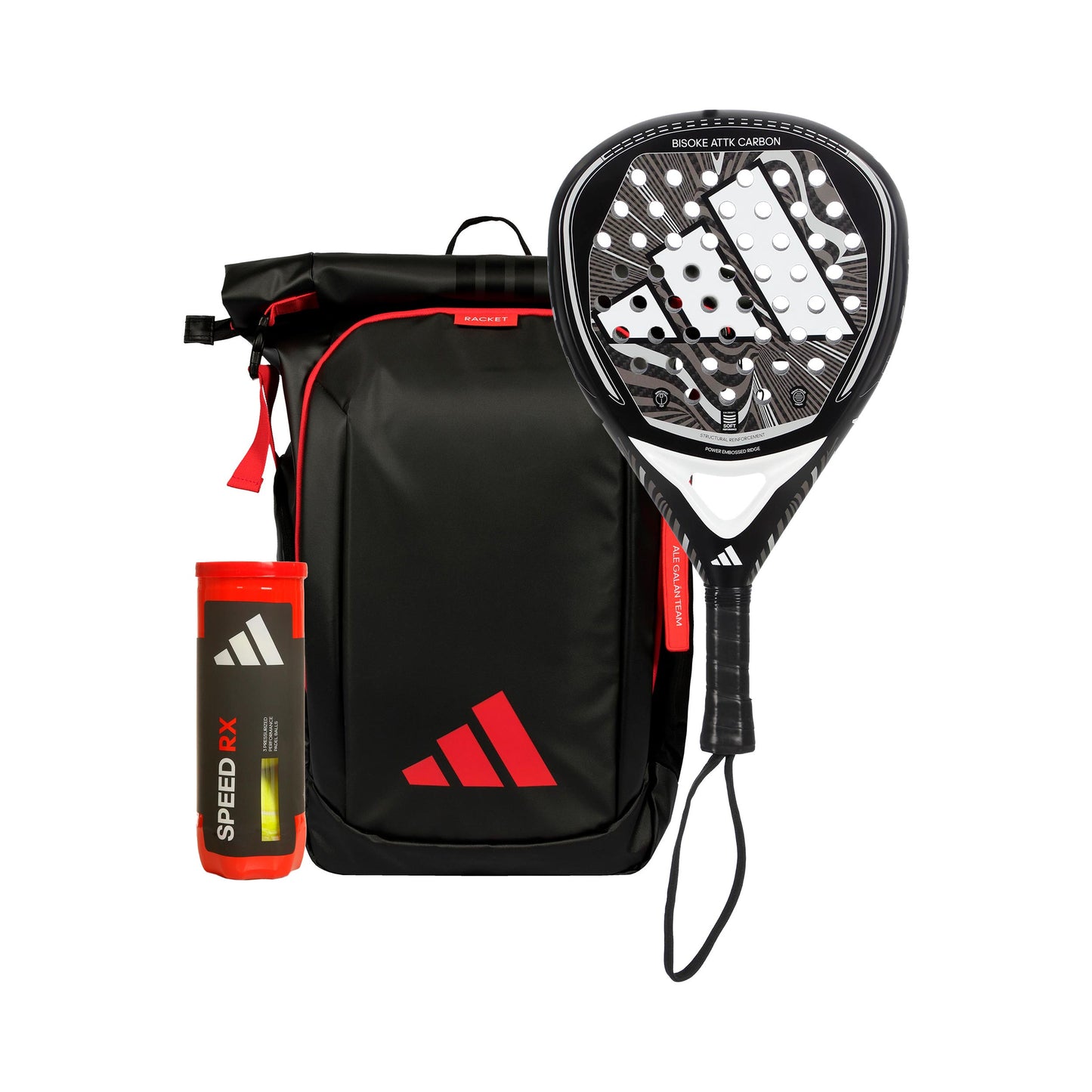 adidas Bisoke Attk Carbon Plus ryggsäck, Plus bollrör adidas Bisoke Attk Carbon Plus ryggsäck, Plus bollrör