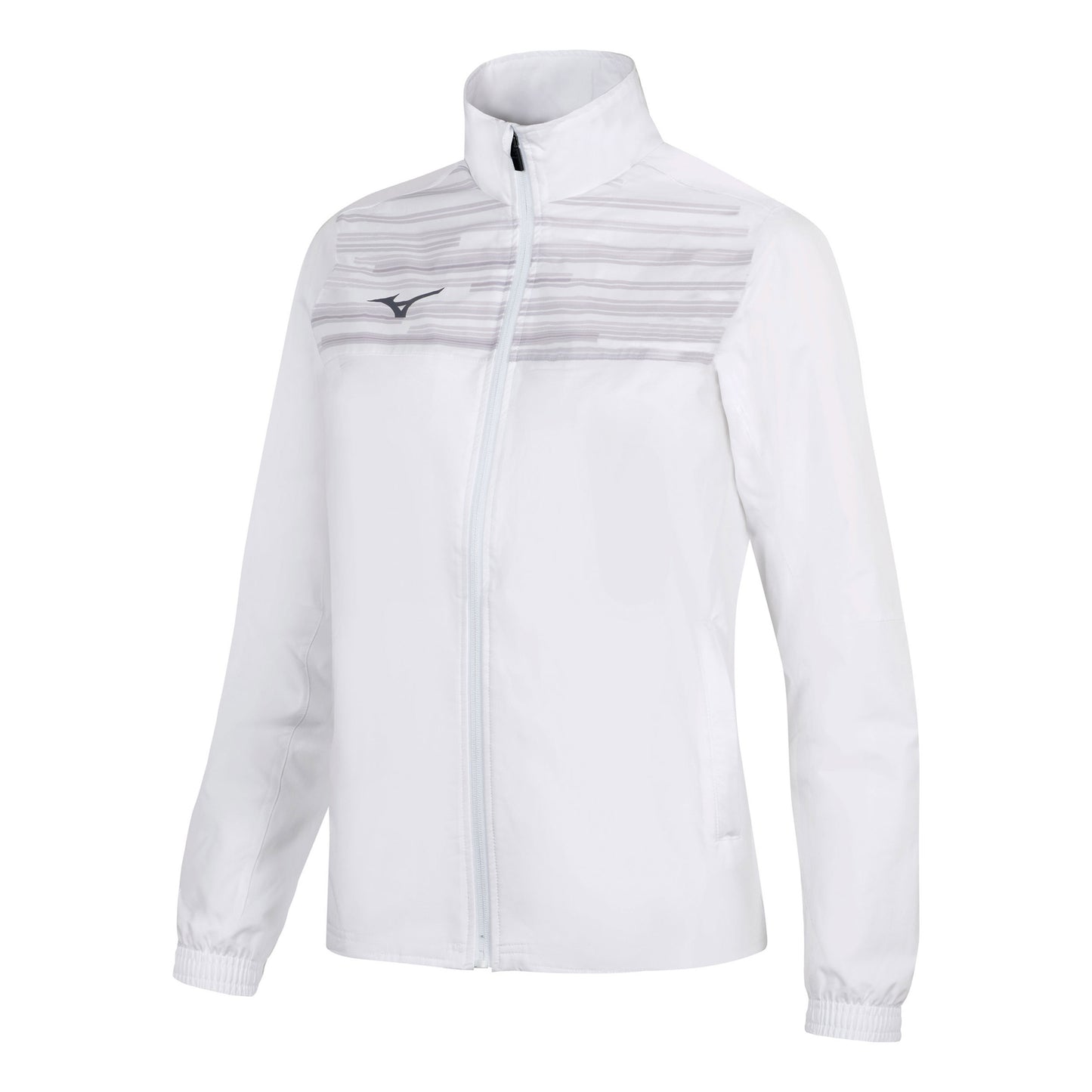 Mizuno Team Chiba Micro Träningsjacka Damer-vit Mizuno Team Chiba Micro Träningsjacka Damer-vit