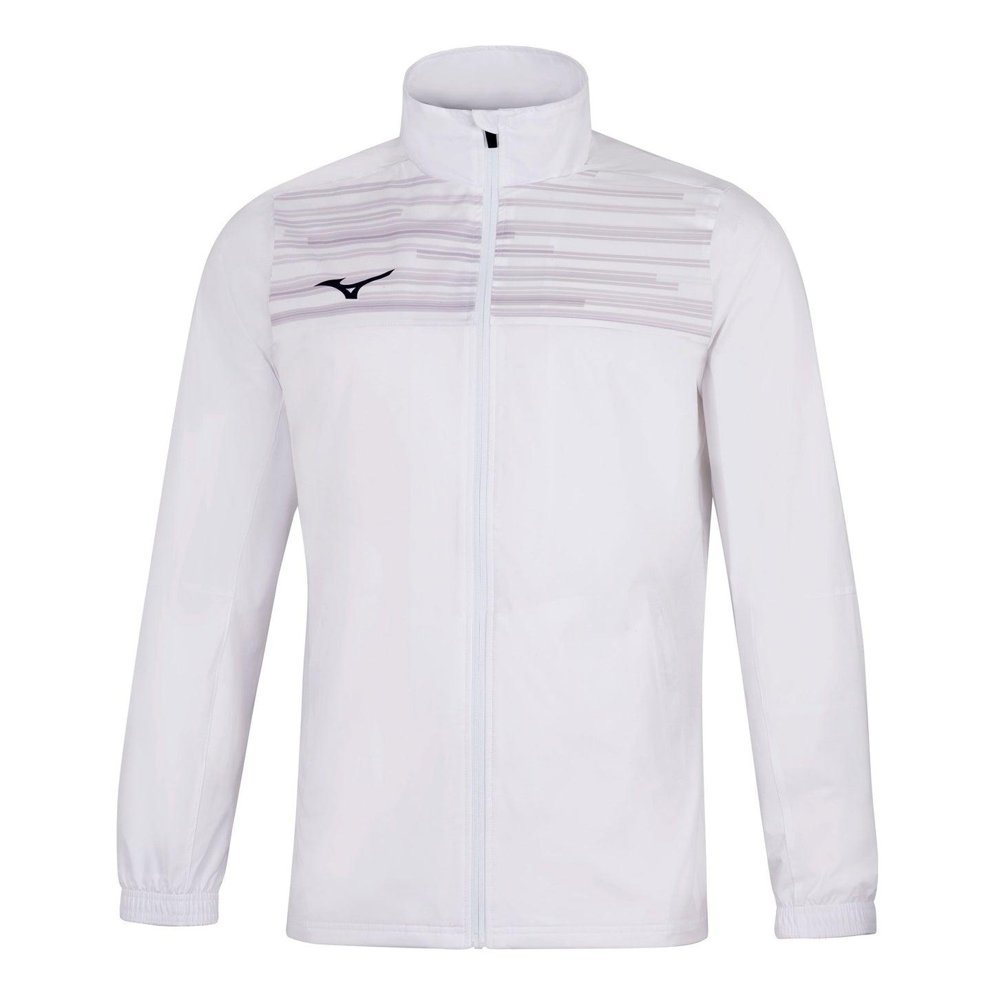 Mizuno Team Chiba Micro Träningsjacka Herrar-vit Mizuno Team Chiba Micro Träningsjacka Herrar-vit
