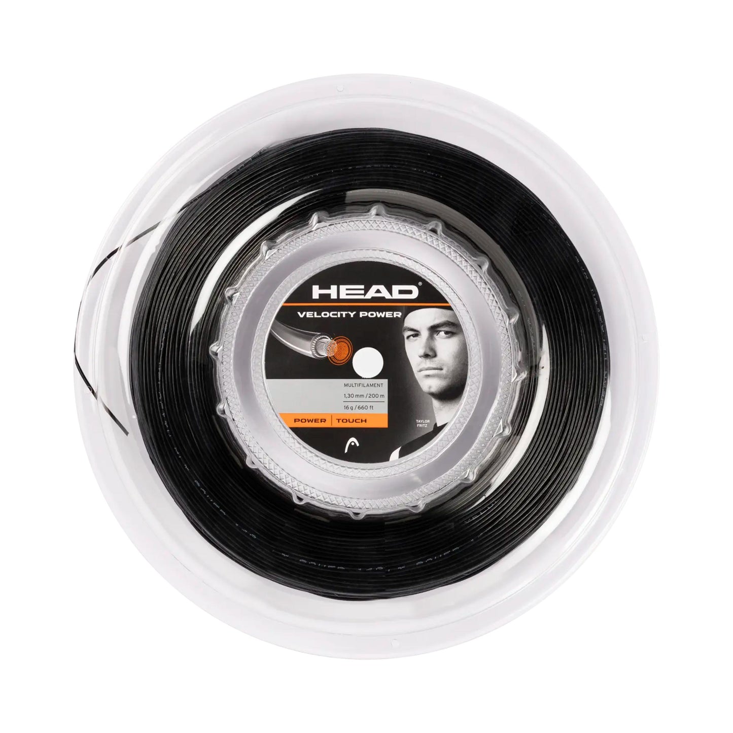 HEAD Velocity MLT Power Strängrulle 200m - svart HEAD Velocity MLT Power Strängrulle 200m - svart