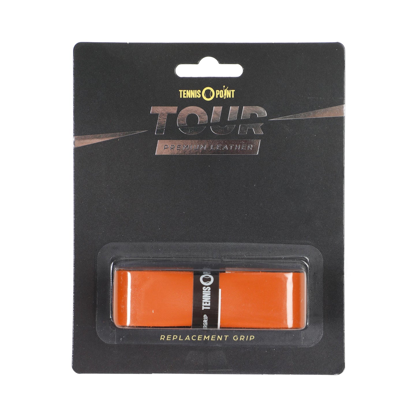 Tennis-Point Tour Leather Replacement Grip Enpack - brun Tennis-Point Tour Leather Replacement Grip Enpack - brun