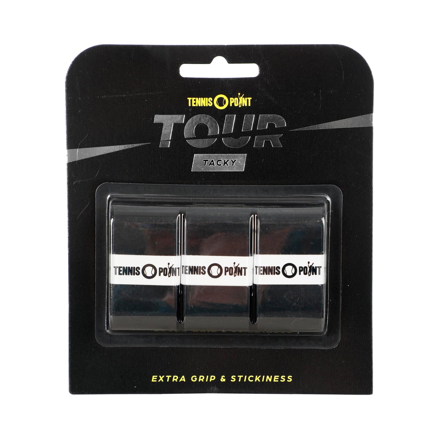 Tennis-Point Tour Tacky 3-pack - svart Tennis-Point Tour Tacky 3-pack - svart