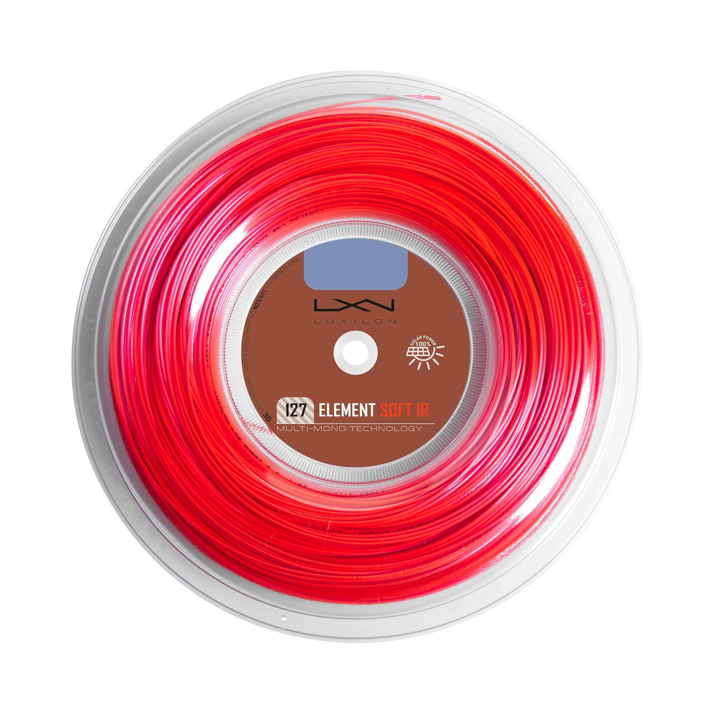Luxilon Element Strängrulle 200m - röd Luxilon Element Strängrulle 200m - röd