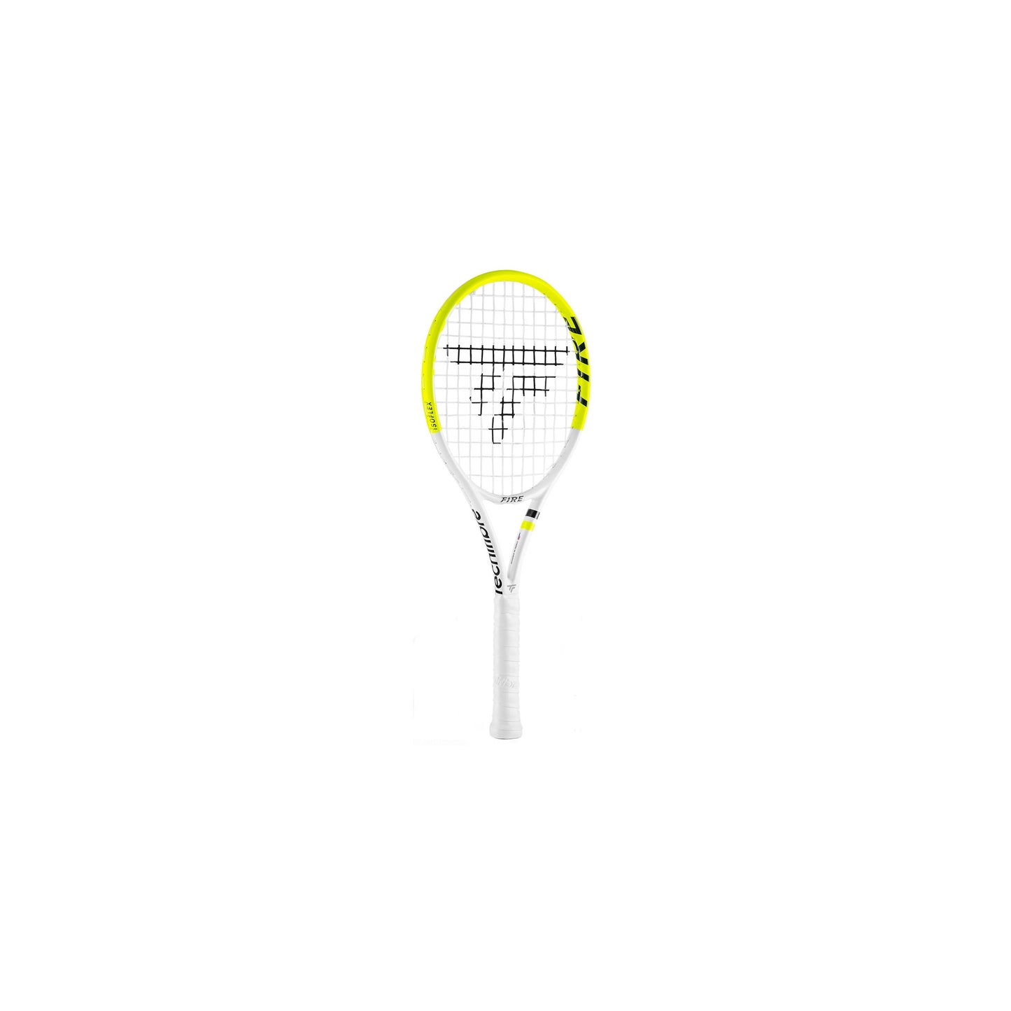 Tecnifibre Fire Mini Racket Nyckelringar - vit, gul Tecnifibre Fire Mini Racket Nyckelringar - vit, gul