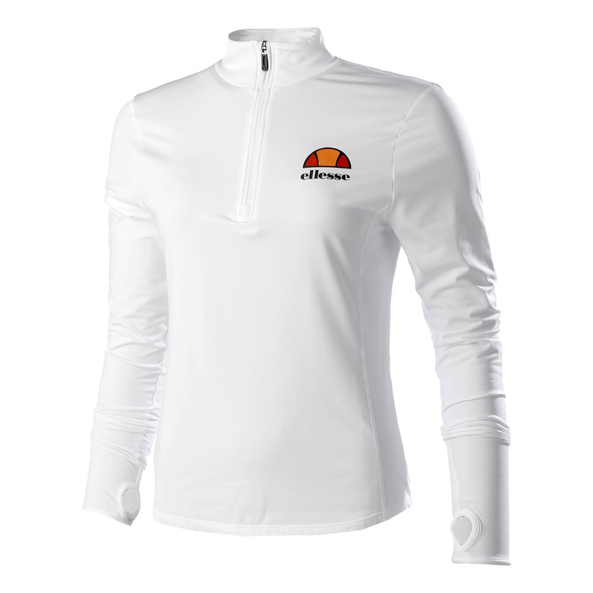 Ellesse Sofira 1/4 Zip Långärmat Damer - vit,