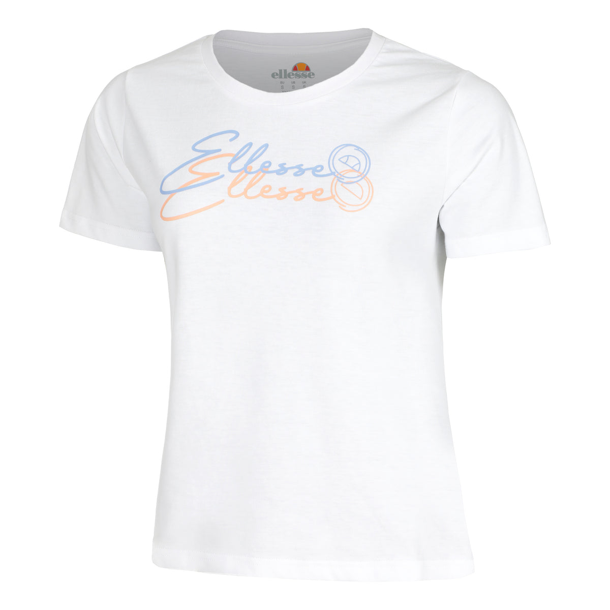 Ellesse Halcombe T-shirt Damer - vit, flerfärgad