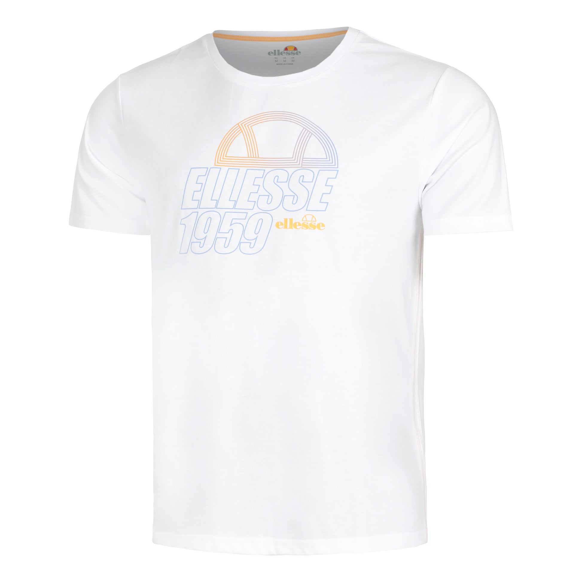 Ellesse Blakeney T-shirt Herrar - vit, flerfärgad