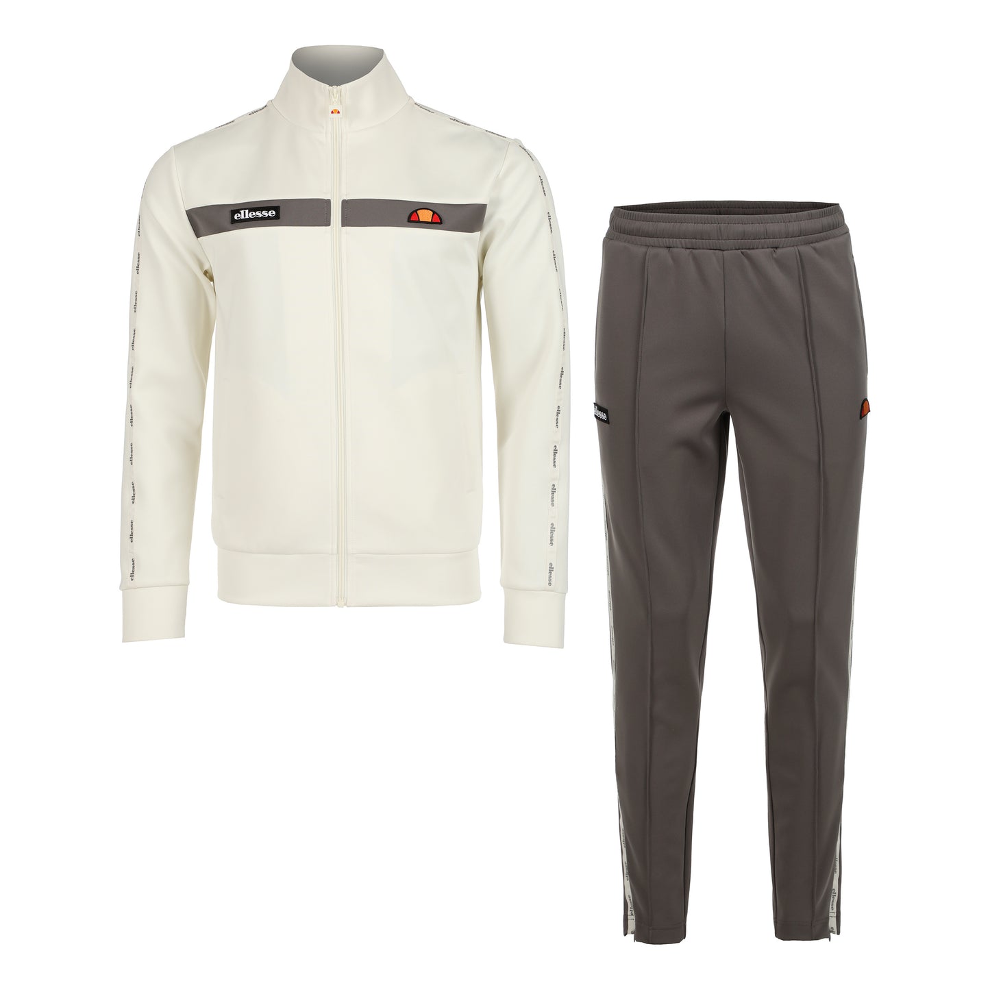 Ellesse Bidollo Träningsoverall Herrar - creme, grå