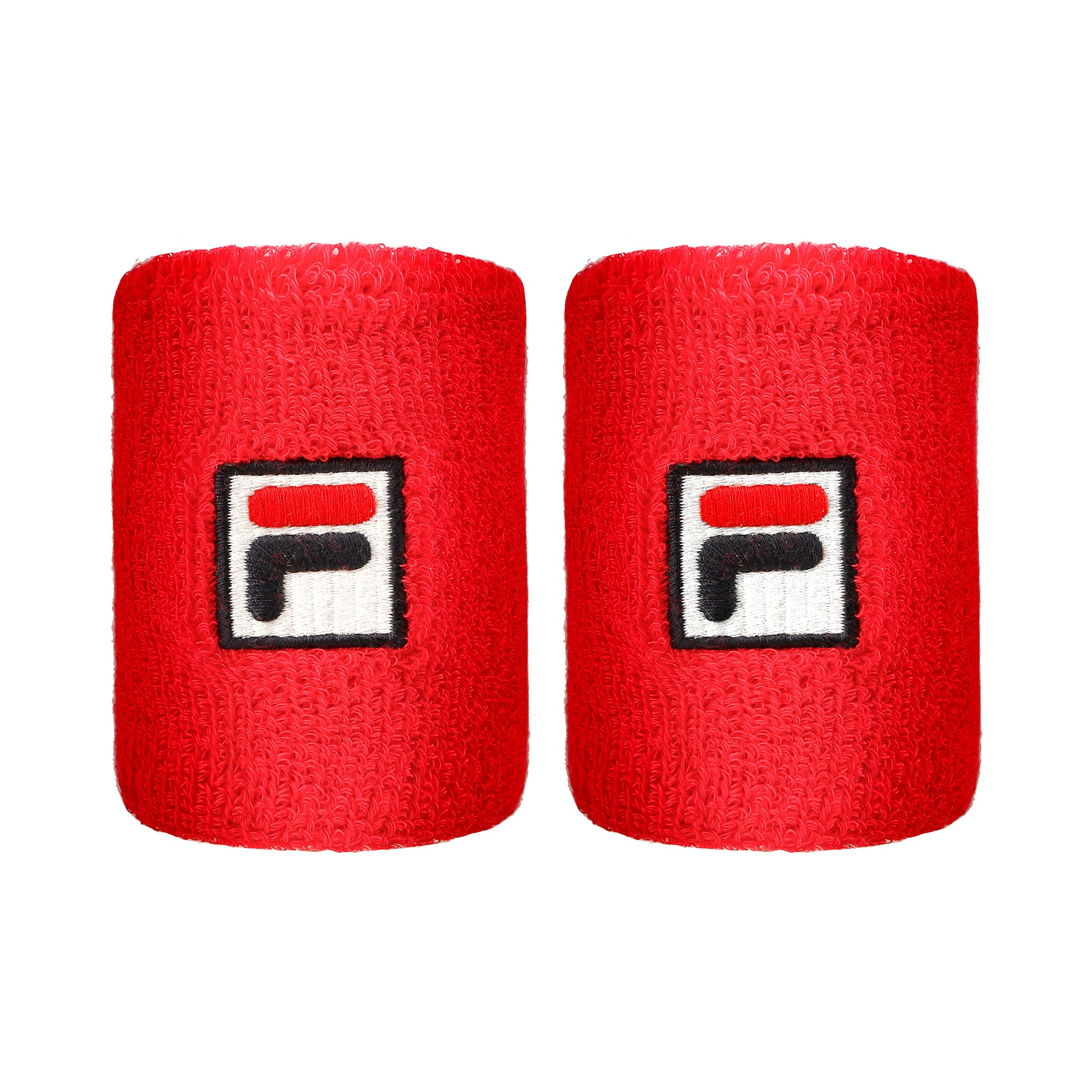 Fila Osten Svettband 2-pack Unisex - röd, vit