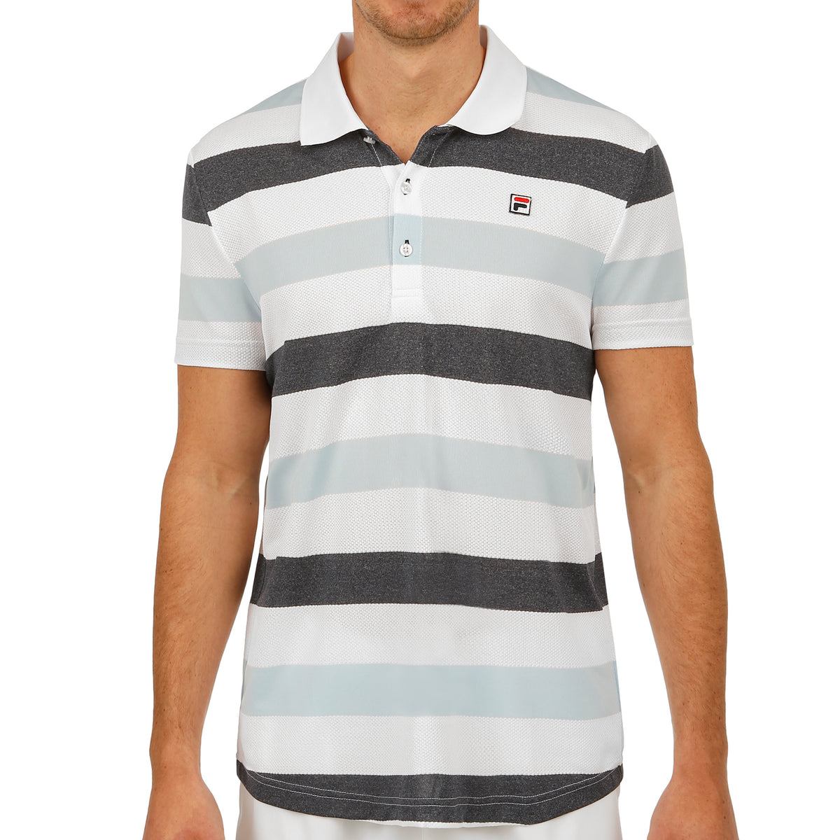 Fila Fabrice Polo Herrar - mörkblå, ljusblå