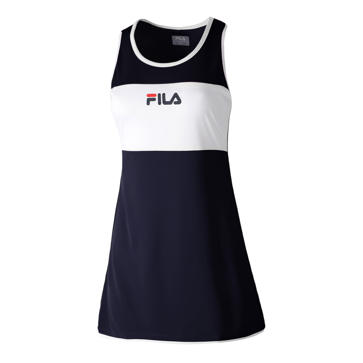 Fila Lola Klänning Damer - mörkblå, vit