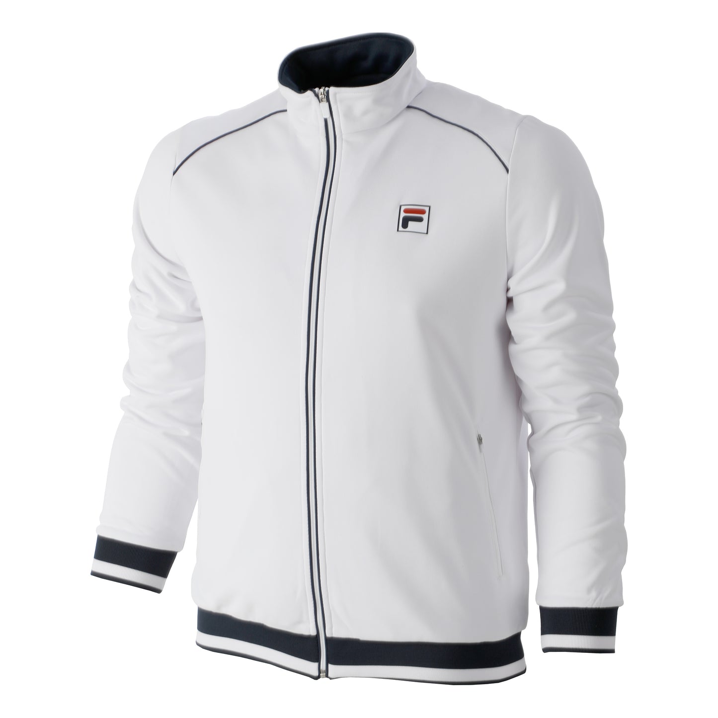 Fila Ben Träningsjacka Herrar - vit, mörkblå