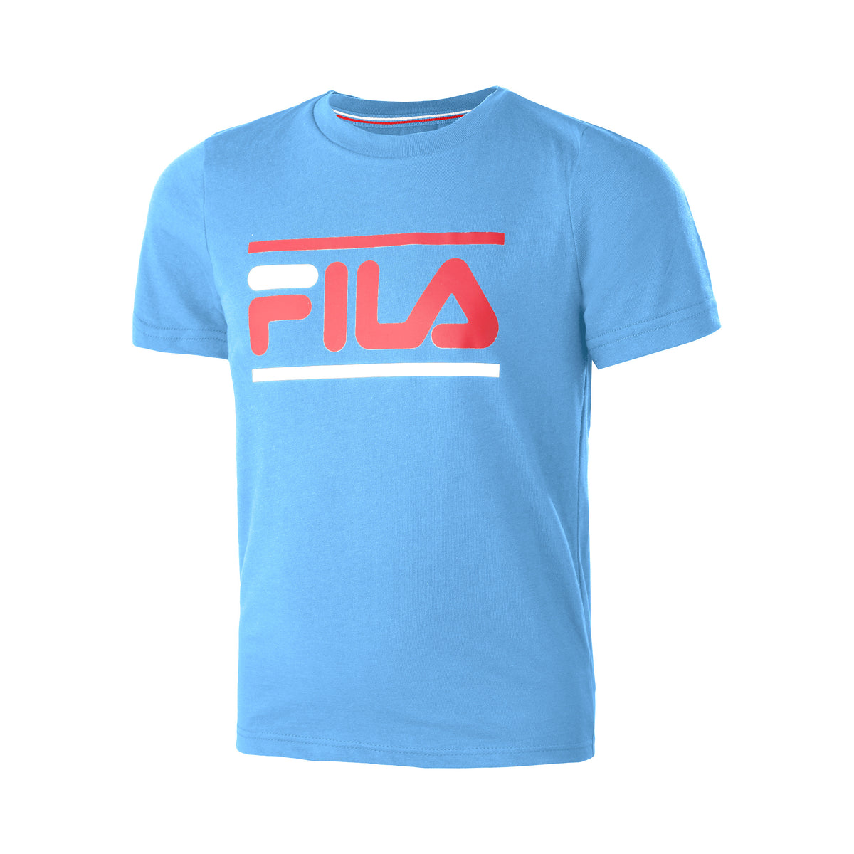 Fila Chris T-shirt Pojkar - blå, röd