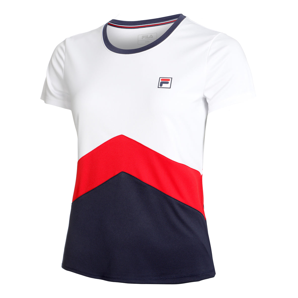 Fila Aurelia T-shirt Damer - vit, flerfärgad