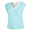 Marlis T-shirt Damer - turkos, vit