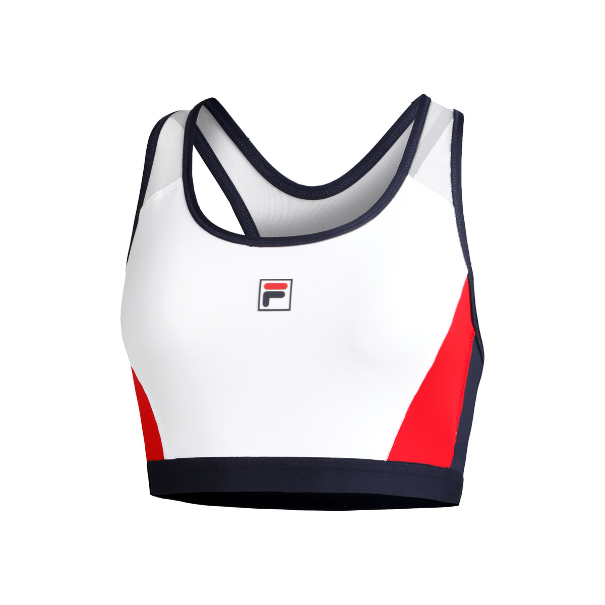 Fila Yuna Sport-behå Damer - vit, flerfärgad