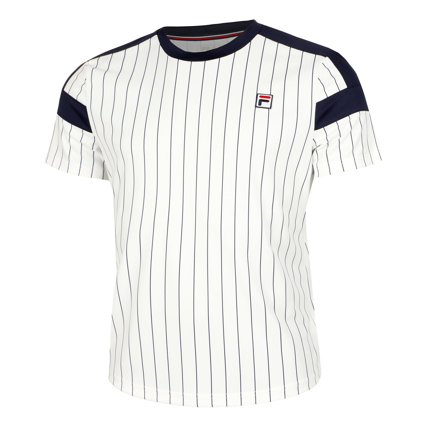 Fila Stripes Jascha T-shirt Herrar - creme,